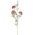 KRWAWNIK kwiat sztuczny dekoracyjny - dł. 90 cm śr. kwiat 7 cm - czerwony 1