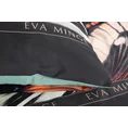 EWA MINGE Komplet pościeli EMILY z makosatyny, najwyższej jakości satyny bawełnianej z designerskim wzorem i efektem 3D - 160 x 200 cm - wielokolorowy 5