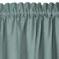 Zasłona LENA z falbaną z tkaniny o płóciennym splocie - 140 x 260 cm - miętowy 11