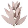 LIŚCIE OZDOBNE, kwiat sztuczny dekoracyjny z pianki obsypany brokatem - 85 cm - różowy 1