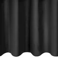 Zasłona gotowa RITA z gładkiej tkaniny - 140 x 175 cm - czarny 3