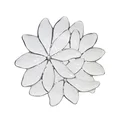 Patera ceramiczna w formie kwiatu - ∅ 33 x 6 cm - biały 1