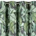 Zasłona FELICITA z welwetu z motywem liści - 140 x 250 cm - zielony 4