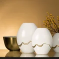 Misa ceramiczna EBRU biało-złota - ∅ 30 x 18 cm - biały 5