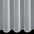 Tkanina firanowa transparentny, matowy tiul, wykończona obciążnikiem - 290 cm - biały 3