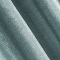 Zasłona CLAIRE z lśniącej tkaniny szenilowej - 140 x 250 cm - turkusowy 5