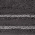 Ręcznik FARGO z bordiurą podkreśloną melanżowymi paskami - 50 x 90 cm - grafitowy 2
