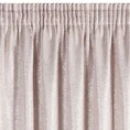 Zasłona KATIE zaciemniająca typu blackout z nakrapianym srebrnym nadrukiem, styl glamour - 135 x 270 cm - różowy 4