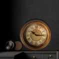 Dekoracyjny zegar ścienny w stylu retro - 36 x 5 x 36 cm - brązowy 5